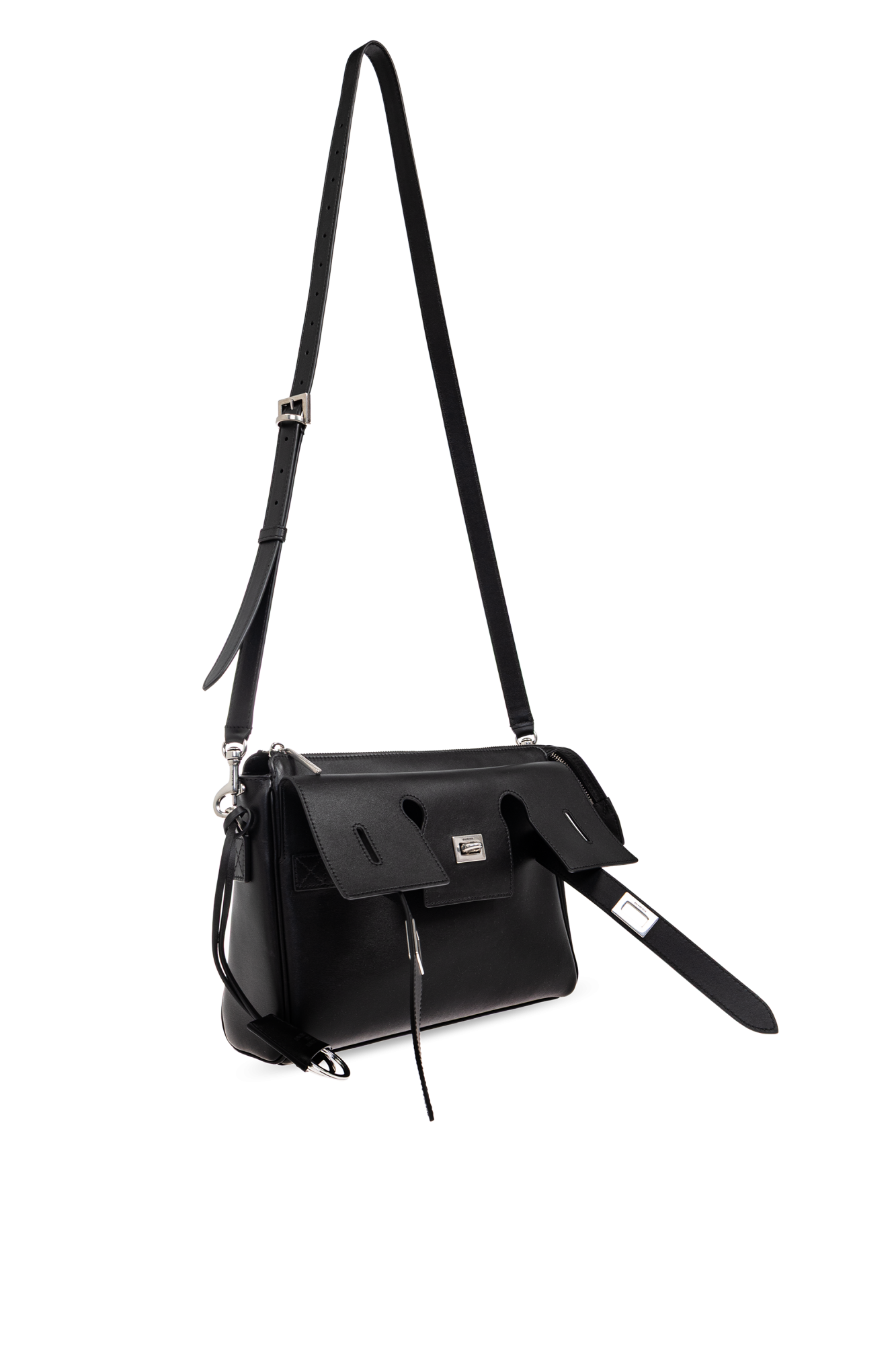 25SS new/BALENCIAGA ベルエアクロスボディバッグ Bag Black Women's Bel Air Shoulder Bag Medium in Black | Balenciaga US